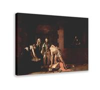 Impression sur toile représentant la décapitation de St Jean-Baptiste par Caravage pour chambre d'adolescents et garçons 50,8 x 76,2 cm