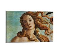 Impression sur toile représentant la naissance de Vénus par Sandro Botticelli - 30 x 45 cm