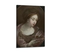 Impression sur toile représentant le buste d'une femme portant un turban de Guido Reni - 50 x 75 cm