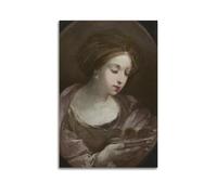 Impression sur toile représentant le buste d'une femme portant un turban de Guido Reni - 50 x 75 cm