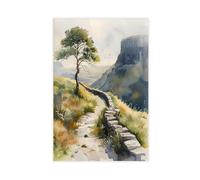 Impression sur toile représentant le sycomore Gap - Décoration murale pour salon, chambre à coucher - 20 x 30 cm