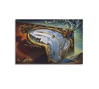 Impression sur toile représentant Salvador Dali Horloge fondue 40 x 60 cm