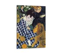 Impression sur toile représentant une femme avec un chien de Pierre Bonnard 40 x 60 cm