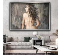 Impression sur toile représentant une femme sexy, décoration murale photo sensuelle, affiche de belle fille, peinture murale 60 x 80 cm, sans cadre