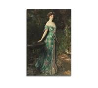 Impression sur toile « Retrato Millicent Duquesa Sutherland » de John Singer Sargent pour salon, chambre à coucher 40 x 60 cm