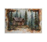 Impression sur toile rétro pour décoration de maison, salon, chambre à coucher, 61 x 91,4 cm (L x l)