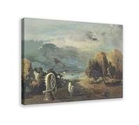 Impression sur toile Salvador-Dalí « A Trombone And A Sofa Fashioned Out of Saliva » - Décoration pour chambre à coucher, bureau, chambre - 30 x 45 cm
