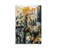 Impression sur toile Salvador Dali « The First Day of Spring » - Décoration murale pour salon - 30 x 45 cm