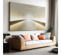 Impression sur toile sans Cadre Minimalisme 3D passage paisible imprimés sur toile Peinture d'art Tableau mural de grande taille Affiche moderne Salon Chambre Tableau Decor Murale 100 x 50cm