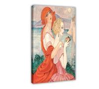 Impression sur toile sur toile « On The Road To AnaCapri par Gerda Wegener » - 50 x 75 cm