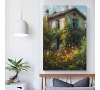 Impression sur toile « Surpris par la végétation », décoration murale moderne pour la maison, fête d'anniversaire, 20 x 30 cm