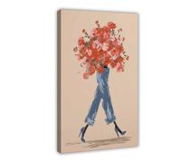 Impression sur toile tendance pour chambre à coucher, bureau, chambre, cadeau 30 x 45 cm