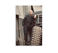 Impression sur toile The Actor Jason Statham - Décoration d'intérieur moderne - 40,6 x 5,1 cm