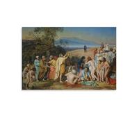 Impression sur toile « The Appearance of Christ Before The People Alexander Andreyevich Ivanov » - Décoration murale d'intérieur moderne - 40 x 60 cm