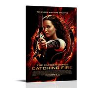 Impression sur toile « The Hunger Games Catching Fire» - Décoration murale sur toile - Décoration murale moderne pour salle de bain - Style cadre 30 x 45 cm