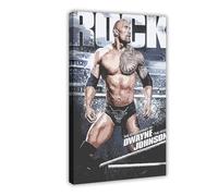 Impression sur toile The Rock Dwayne Johnson - Affiches esthétiques - 50 x 75 cm