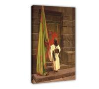 Impression sur toile « The Standing Bearer » de Jean-Léon Gérôme pour la maison, l'école, le bureau, cadre 40,6 x 61 cm