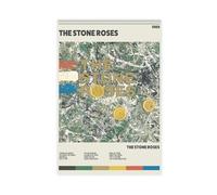 Impression sur toile « The Stone Roses » - Musique rétro - Décoration murale pour salon, chambre à coucher - 50 x 75 cm