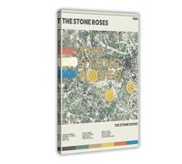 Impression sur toile « The Stone Roses » - Musique rétro - Décoration murale pour salon, chambre à coucher - 60 x 90 cm