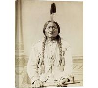 Impression sur toile vêtements indiens - Sitting Bull, Lakota, 1885 - 70x50 cm