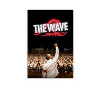 Impression sur toile vintage du film « Thriller The Wave » - Décoration murale moderne pour chambre à coucher - 40 x 60 cm - Sans cadre