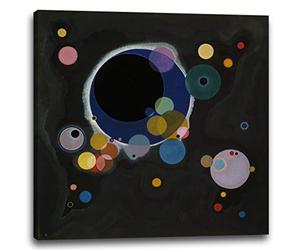 Impression sur toile Wassily Kandinsky - Quelques cercles (1926)