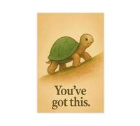 Impression sur toile « You 've Got This » - Décoration de chambre à coucher, bureau, chambre, cadeau (60 x 90 cm)