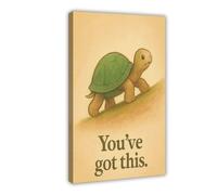 Impression sur toile « You've Got This » - Décoration de chambre à coucher, bureau, chambre, cadeau (50 x 75 cm)