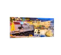 Impression sur Verre 100x40cm Tableaux Croatie Dubrovnik vieille ville