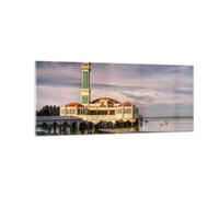 Impression sur Verre 100x40cm Tableaux Image Architecture asie bâtiment culture