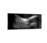 Impression sur Verre 100x40cm Tableaux Image Corps féminin corset en cuir femme