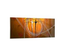 Impression sur Verre 100x40cm Tableaux Image Personnes danse lignes fond d'écran