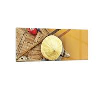 Impression sur Verre 100x40cm Tableaux Image Photo Asiatique Bateau Pont