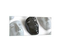 Impression sur Verre 100x40cm Tableaux Image Photo Venise masque acteur théâtre