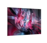 Impression sur Verre 100x70cm Tableaux Image Abstraction chimie cybernétique