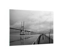 Impression sur Verre 100x70cm Tableaux Image Architecture vélo lisbonne tourisme