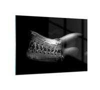Impression sur Verre 100x70cm Tableaux Image Corps féminin corset en cuir femme
