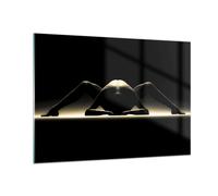 Impression sur Verre 100x70cm Tableaux Image Corps nu modèle pose artistique