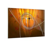 Impression sur Verre 100x70cm Tableaux Image Personnes danse lignes fond d'écran