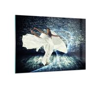 Impression sur Verre 100x70cm Tableaux Image Photo Balet acrobatie femme sport
