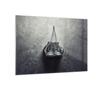 Impression sur Verre 100x70cm Tableaux Image Photo Boîte Gants Symbole