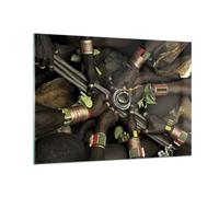 Impression sur Verre 100x70cm Tableaux Image Photo Ethiopie Rituel Tribu