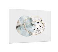 Impression sur Verre 100x70cm Tableaux Image Photo Moderne Abstraction Taches