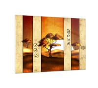 Impression sur Verre 100x70cm Tableaux Image Photo Moderne arboré savane désert