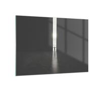 Impression sur Verre 100x70cm Tableaux Image Photo Portail Homme Lumière