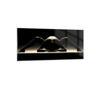Impression sur Verre 120x50cm Tableaux Image Corps nu modèle pose artistique