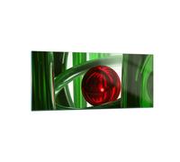 Impression sur Verre 120x50cm Tableaux Image Infographie 3d moderne composition