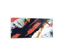 Impression sur Verre 120x50cm Tableaux Image L'Abstraction Graffiti Moderne