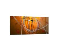 Impression sur Verre 120x50cm Tableaux Image Personnes danse lignes fond d'écran