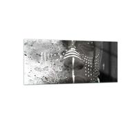 Impression sur Verre 120x50cm Tableaux Image Photo Africain Autochtone Visage